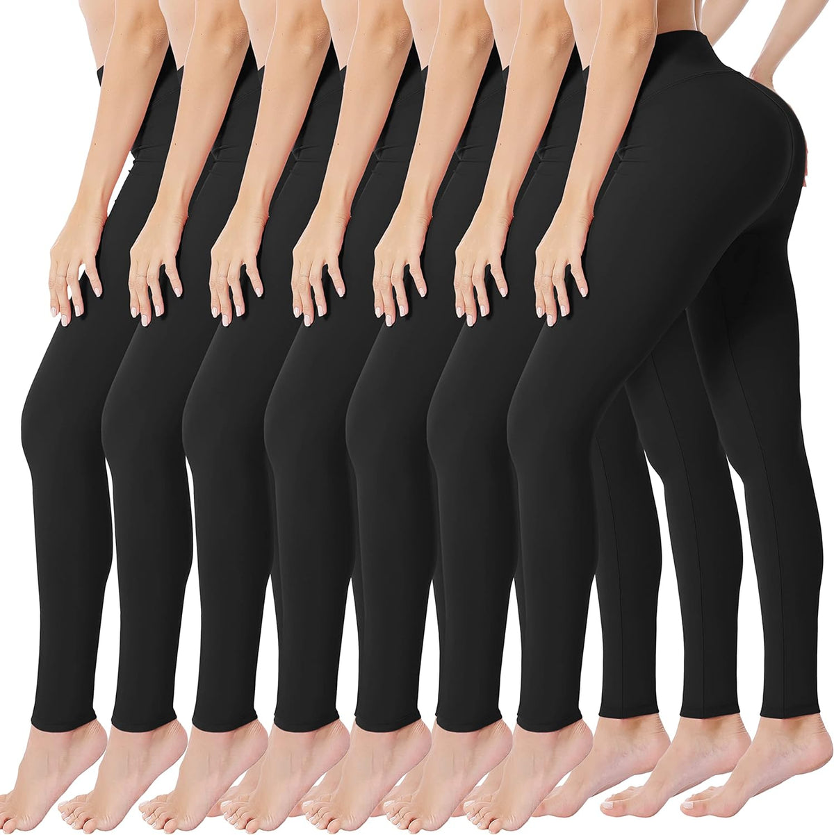 Creamlush High Waisted Leggings for Women Full Length & Capri